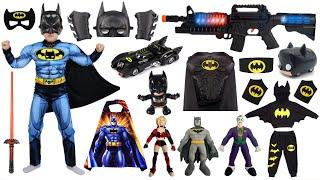 Batman Toys Collection Unboxing Review- Action figures，Clown，Cloak，Mask，Chariots，gloves，Laser sword