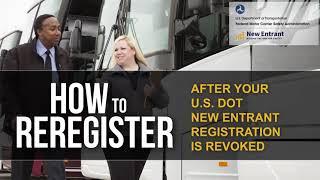 HOW TO Reregister After Revocation (FMCSA OFFICIAL VIDEO)