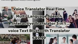 Voice Translator Real Time Multi-Language Speech Interactive Translato 1/7/2020 21:9