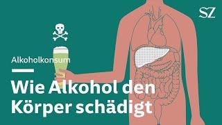 Alkohol: Wie Alkohol den Körper schädigt