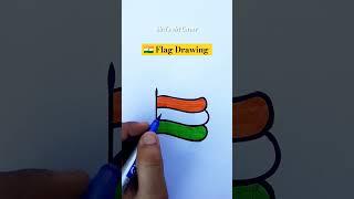 India Flag Drawing#trendingshorts #art#independencedayflag #flagdesign#viralshort#drawing#flag