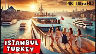 Bosphorus Boat Cruise with Calming Music 2-Hour Relaxing | Istanbul Walking Tour