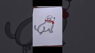 I Tried The Easy Puppy Drawing Tutorial That Went Viral#shortsfeed