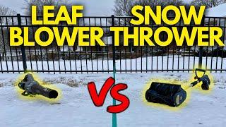 Is a Leaf Blower Better for Snow?