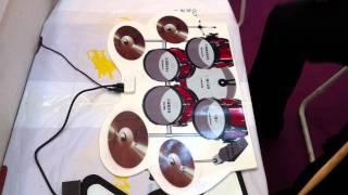 USB Roll-Up Drum Kit - Konix Tech