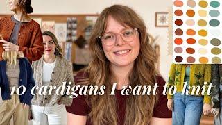 10 cardigans I want to knit • marlene‘s making podcast