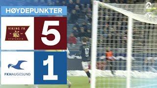 Viking 5 - 1 Haugesund - Høydepunkter