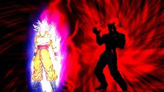Goku Vs. Valmar Rugal - ULTIMATE Boss Fight! (Dragon Ball x SNK KOF)