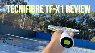 TECNIFIBRE TF-X1 REVIEW - NEW CLASH-STYLE RACQUET WITH GOOD DAMPENING