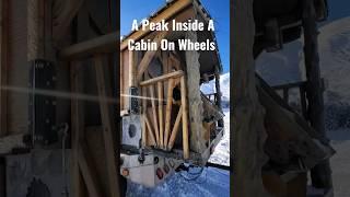 See Inside A Real Cabin On Wheels... #offgrid #vanlife