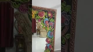clay relief art#viral short#mirror painting#trending#reels@manisha creations 6973