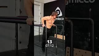 Max dips in 10 seconds! #calisthenics #streetworkout #gym #bodyweight #fitness #challenge