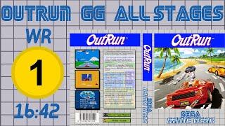 OutRun [GG] All Stages [16'42"] WR  | SEGA Game Gear | アウトラン ゲームギア