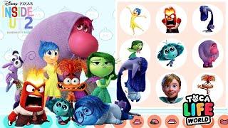 Inside Out 2 in Toca Boca Joy, Sadness, Anger, Fear, Disgust, Anxiety, Envy, Ennui, Embarrassment