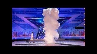 America's Got Talent 2017 Science Guy Nick Uhas Blows Up Howie on Stage Full Audition