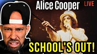 Rapper FIRST time REACTION to Alice Cooper - School's Out LIVE!