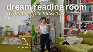 Complete dream reading room/home office makeover