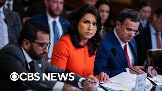 Watch: More tense questioning about Signal group chat for intel officials at House hearing