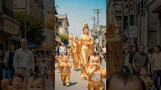 送子觀音 多子多福#观世音菩萨 #福報 #见者好运 #cute #baby #guanyin #财运 #佛教 #佛禅 #健康 #love #buddha #shorts #阿彌陀佛 #lucky #佛