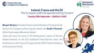 Ireland, France and the EU – The European political agenda looking forward