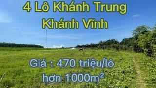 ( Đã Bán )4 lô Đất Khánh Trung - Khánh Vĩnh giá đầu tư