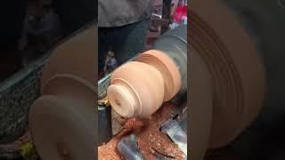 woodturning project creative pot  #woodturning #flowerpot  #woodturner #woodworking