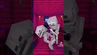 Хэллоуин  часть 2  #Minecraft #animation #fyp #halloween #scary #skeleton