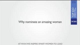 Why nominate an amazing woman?