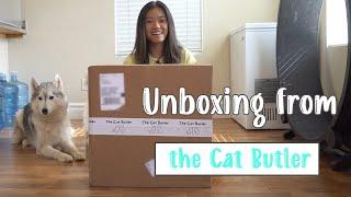 Unboxing my Package from The Cat Butler! Husky Loves Cat Toys