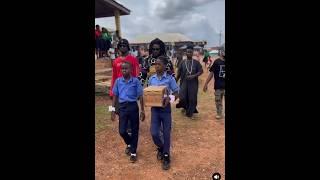 Famous and youngest Politician in Ghana Cheddar came to polling station with Bouncers