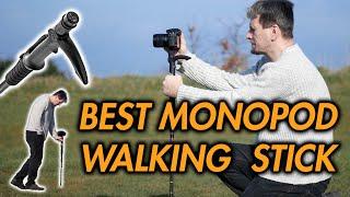 CAMERA Walking Stick / Monopod Review - With PROPER HANDLE Trekking pole Camlink CMP-1