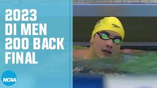 Men's 200 backstroke | 2023 NCAA swimming championships