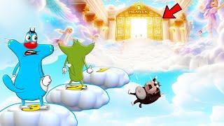 Roblox Oggy Standing In Line Of Heaven With Jack And Bob