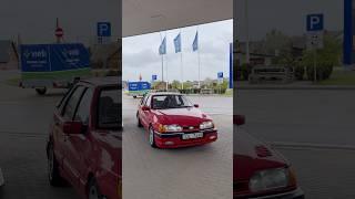 Red Ford! #automobile #classic #oldschool #retro #ford #fordsierra #rs #ghia #1987 #classiccar #vibe