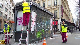 Les Grands Boulevards - Lendemain de manif - Paris