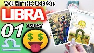 Libra   YOU HIT THE JACKPOT! Horoscope for Today January 1 2025  Libra tarot January 1 2025