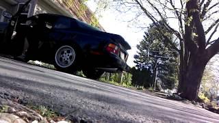 4"  lindsey racing exhaust on 86 porsche 944 turbo