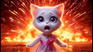 Childhood Ruined: Kitten’s Heartbreaking Journey Through WAR  | Sad Story