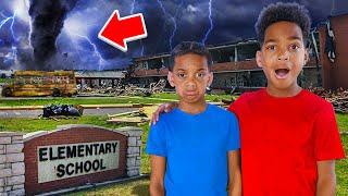 DJ & KYRIE’S SCHOOL GOT DESTROYED BY THE TORNADO ️