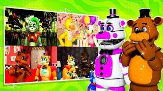 FNAF Security Breach MEET THe ORIGINAL Animatronics React!