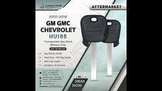 2010-2019 GM GMC Chevrolet HU100 Transponder Key Shell Without Chip. #gskey #uae #key #sale
