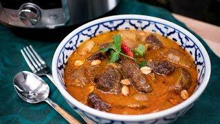 Instant Pot Massaman Beef Curry - Thai Pressure Cooker Recipe