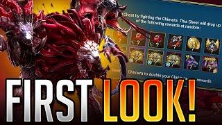 FIRST LOOK AT CHIMERA & REWARDS! #testserver  | Raid: Shadow Legends