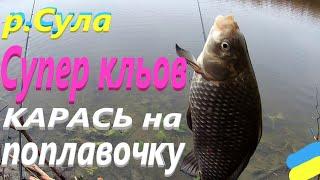 #Сула # Карась на поплавочку #РибачуЯкУмію