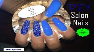  How To Do Nail art, Acrylic nails How To Be | BOUGIE On A BUDGET | DIY BlingPress On Nails! #101