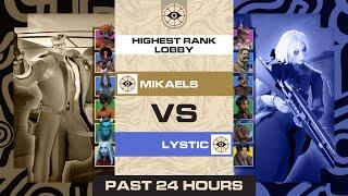 lystic vs MikaelS | HIGHEST ETERNUS LOBBY | PAST 24hr | Pro Deadlock