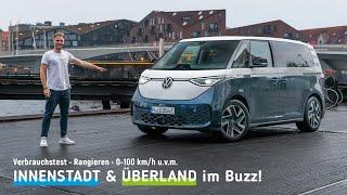 VW ID. Buzz Pro | In der Stadt zu UNÜBERSICHTLICH? FAHRBERICHT (77 kWh - 204 PS) | ELECTRIFY ME!