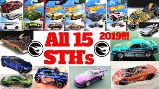 Hot Wheels 2019 Super Treasure Hunt List!!! All 15 Super Treasure Hunts!!! 13+