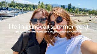 life in geneva (summer ver.): free jazz concerts + allianz open-air cinema ft. the best people ever!