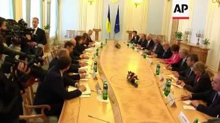 Turchynov meets senior Council of Europe official, Ban meets Steinmeier